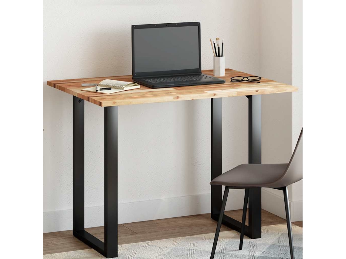 Tablero De Mesa | Superficie De Mesa | Tablero De Escritorio Rectangular Madera Maciza De Acacia 120x70x2 Cm