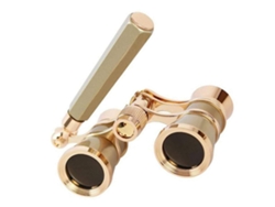 Prismáticos Mini De Metal Ligeros 3x25 Con Mango Plegable Para Espectáculos, Conciertos Y Observación.