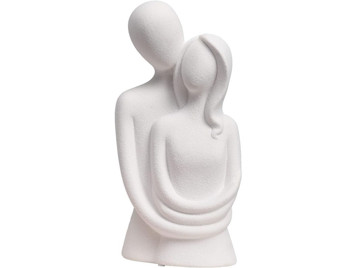 Estatua De Una Pareja En Arena Natural Y Cerámica Para Decorar Estantes Y Mesitas De Noche.