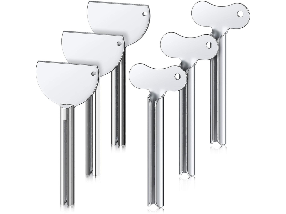 Dispensador de pasta de dientes de 6 piezas, exprimidor de tubo de metal, Rosewell