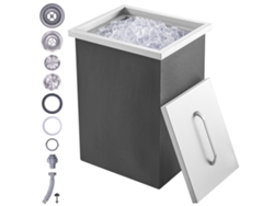 Bandeja de hielo empotrada Succebuy 355x305x461 mm Caja aislante para helados