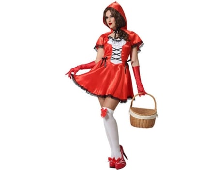 Disfraz de Mujer ATOSA de caperucita roja con lazos (Tam: XL)