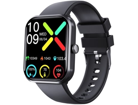 Smartwatch para Mujer F96, Rastreador de Fitness de 1,90 pulgadas, Puede Contestar/Hacer Llamadas, IP68 a Prueba de Agua/Rastreador de Frecuencia C...