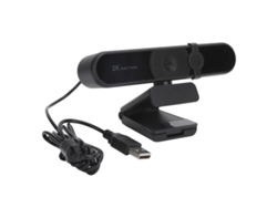Cámara Web C55a 2k Hd Con Tapa De Lente, Micrófono Incorporado Y Conexión Usb Para Grabación De Vídeo En Ordenador.