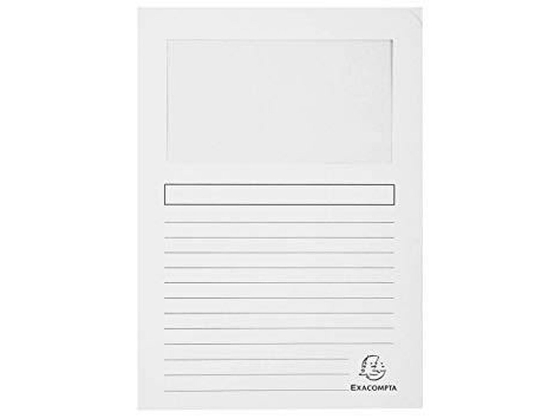 Subcarpeta Exacompta Blanco A4 (100 Unidades)