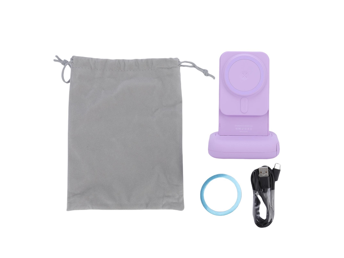 Trípode para selfies con teléfono EOOCOO, con fijación magnética y control remoto Bluetooth.