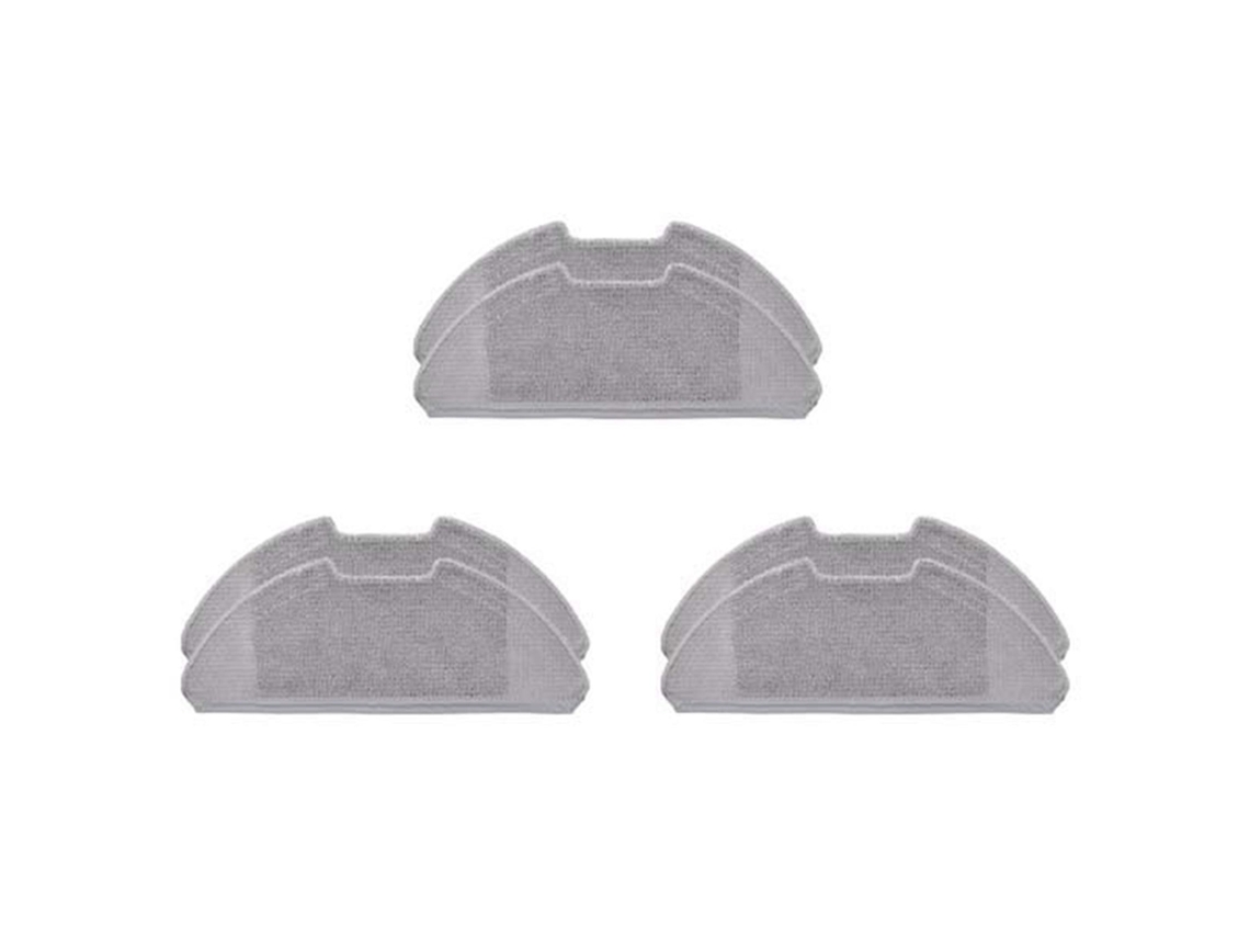 6x Washable Mop Cloth Rags Pad For Xiaomi Mi Robot Vacuum-mop 2 Lite/pro/mjstl/mjst1shw Robot Vacuum Cleaner Accessories