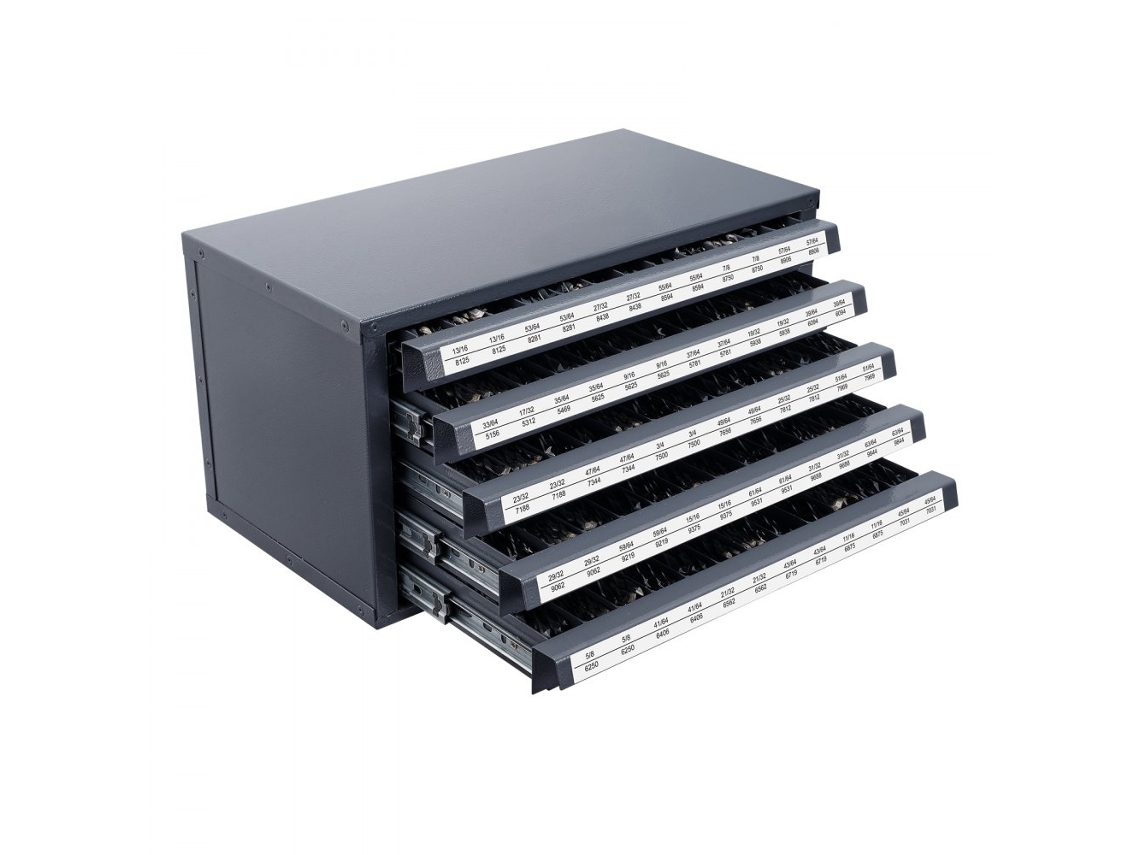 Organizador de cajones para taladros de acero de 5 niveles Tekmaquinas