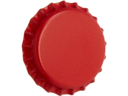 Tapones Para Botellas De Cerveza De 26,5 Mm, 144 Unidades, Con Revestimiento Absorbente De Oxígeno, Corona Roja.