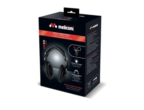 Meliconi Hp 50 Plus Auriculares Alámbrico Diadema Tv Negro