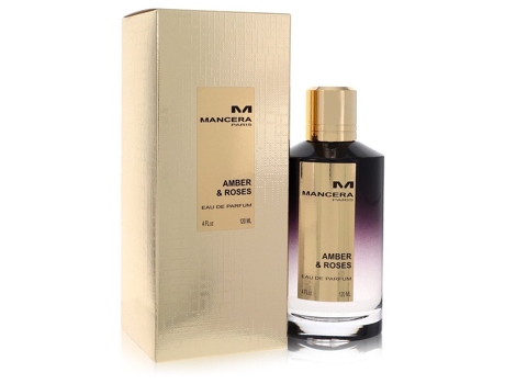 Eau De Parfum Mancera Amber & Roses by Mancera Spray (Unisex) 4 oz (118 ml)