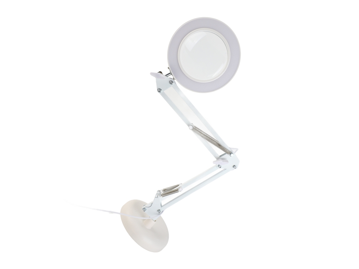 Lupa de oficina 8x 2026 con 64 LED, luz de escritorio, brillo ajustable, 10 niveles, brazo plegable, USB para grabado e impresión de oficina.