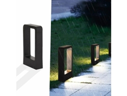 Luminária Led De 7w 3000k Ip65, Para Iluminação Exterior De Pátio/jardim, Design Preto, Branco Quente, Luminária Decorativa À Prova De Água