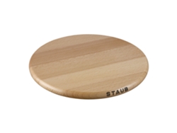 Salvamanteles magnético 23 cm, redondo, Haya, Marrón STAUB