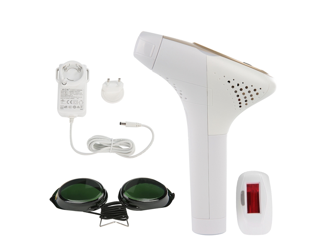 Máquina de depilación corporal completa indolora IPL eléctrica de 100 W (modelo 2026)