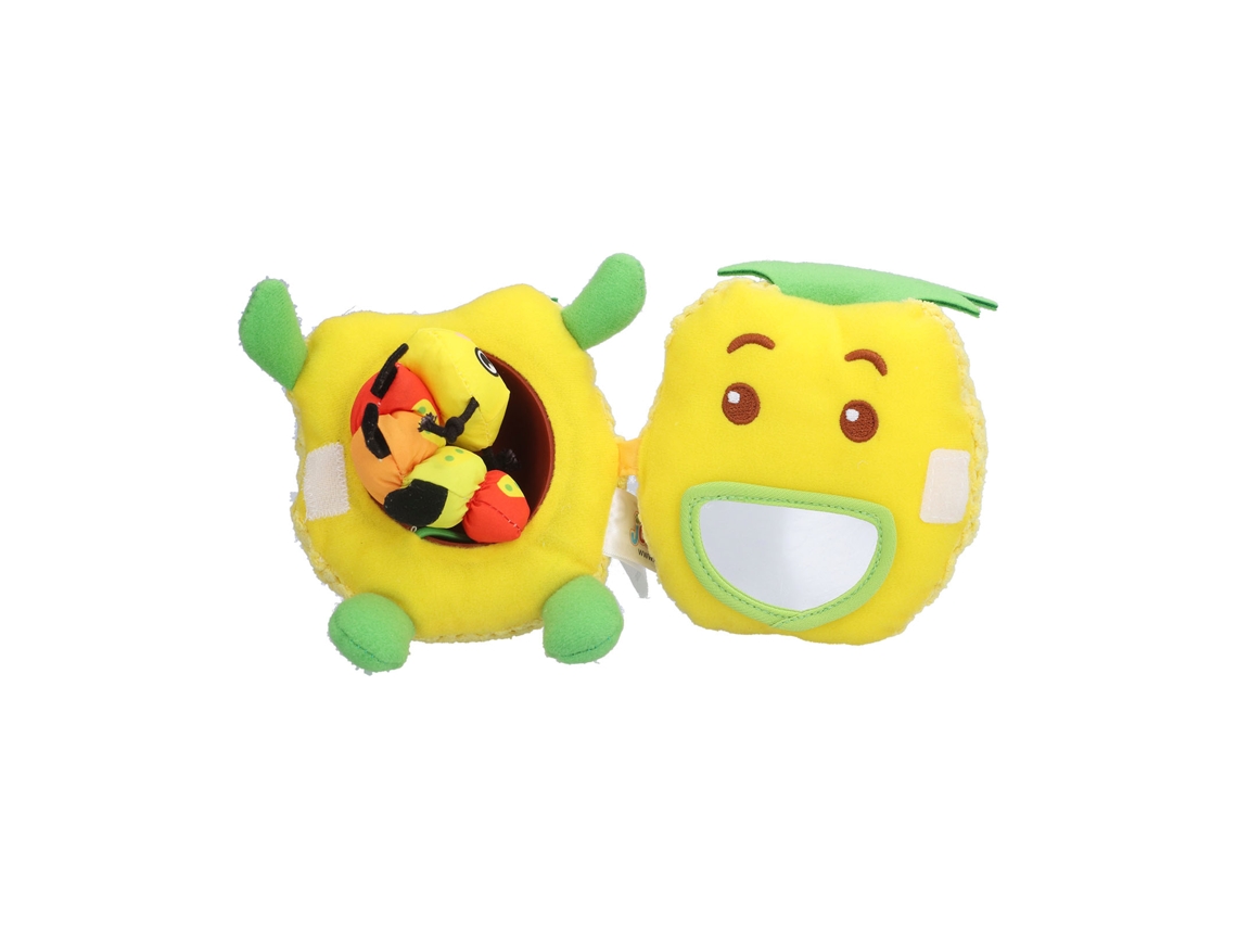 Jinwei-juguete De Sonajero De Peluche Caterpillars Eat Fruit Para Bebé, Juguete De Dentición Y Educación Temprana