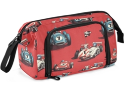 Besportble Estuche De Gran Capacidad Con Compartimento Para Niñas Y Coche De Carreras 24 X 9,5 X 15 Cm
