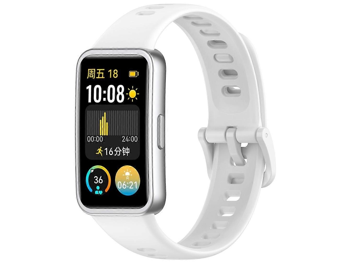 Pulsera de silicona brillante Xdfind con botón de uña para Huawei Band 10/9/8
