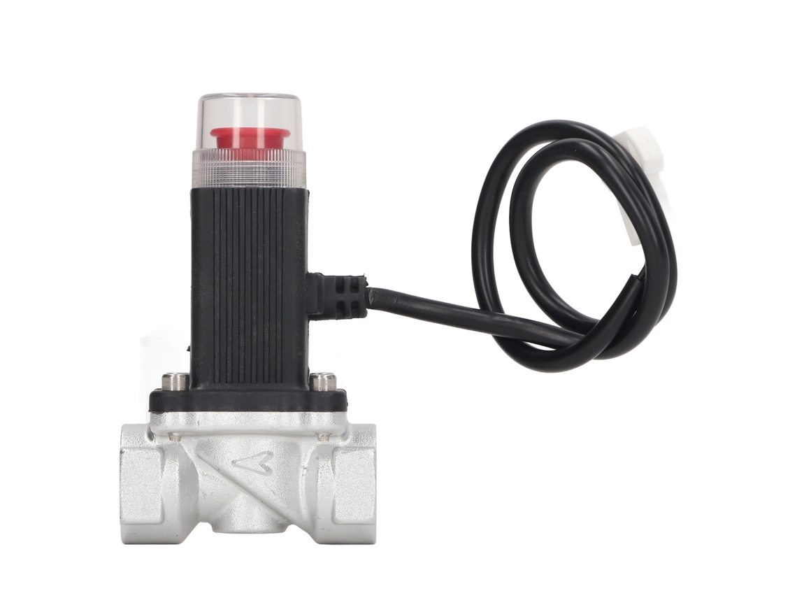 Controlador De Válvula De Gas Con Sensor De Fugas Y Alarma, Válvula Solenoides De Corte Automático, 90‑240v Ac, Enchufe Us