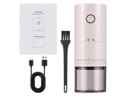 Molinillo de café eléctrico con 38 ajustes y batería recargable.