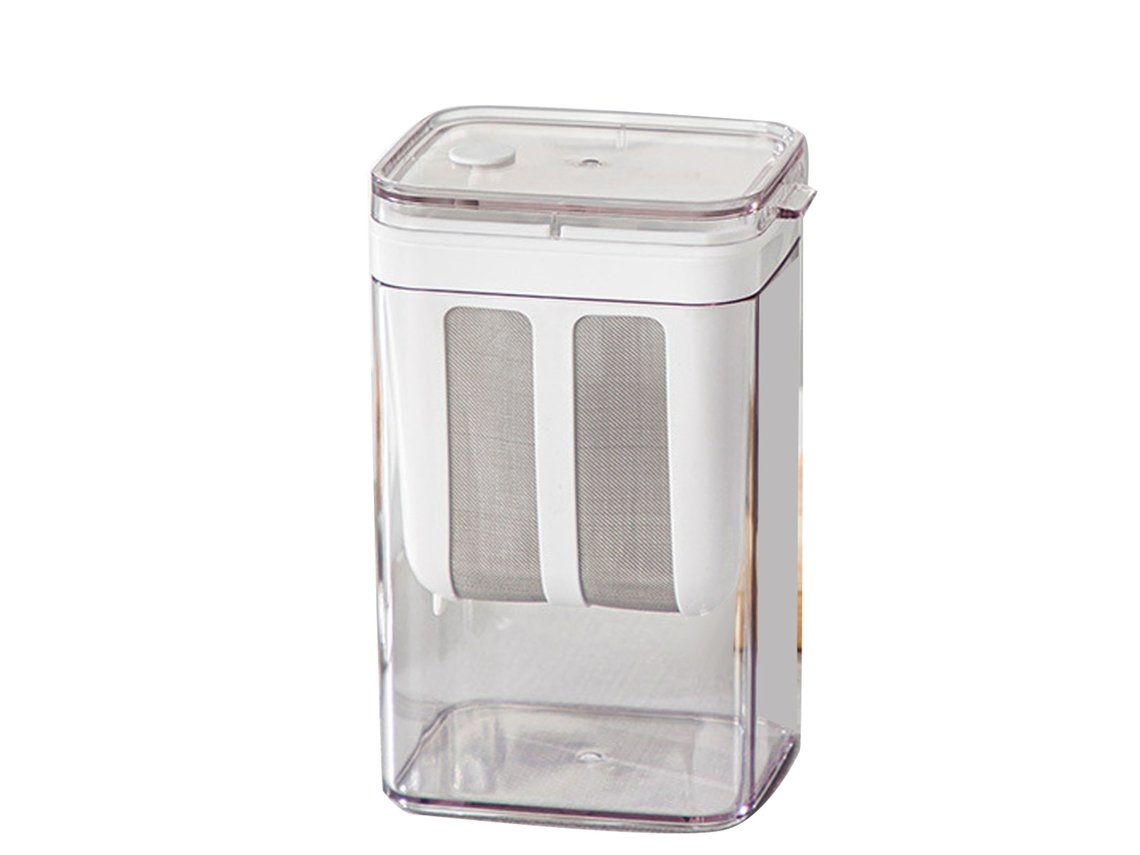 Colador De Yogur Con Bolsa De Malla Extrafina, Tapa Transparente Y Soporte Multifuncional Para Queso.