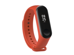 Correa de silicona compatible con Xiaomi Band 25x1x2 cm. Color rojo.