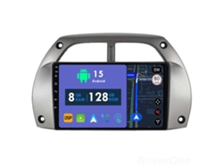 Coche Radio Android Auto Autoradio 8GB RAM 128G ROM CarPlay Navegación GPS Pantalla Táctil RoverOne para Toyota RAV4 2 CA20 CA20W XA20 2000 - 2003 