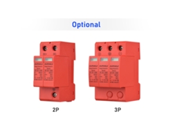 Dispositivo Protector De Sobrecarga 2p 40ka Para Sistema Fotovoltaico Din Rail