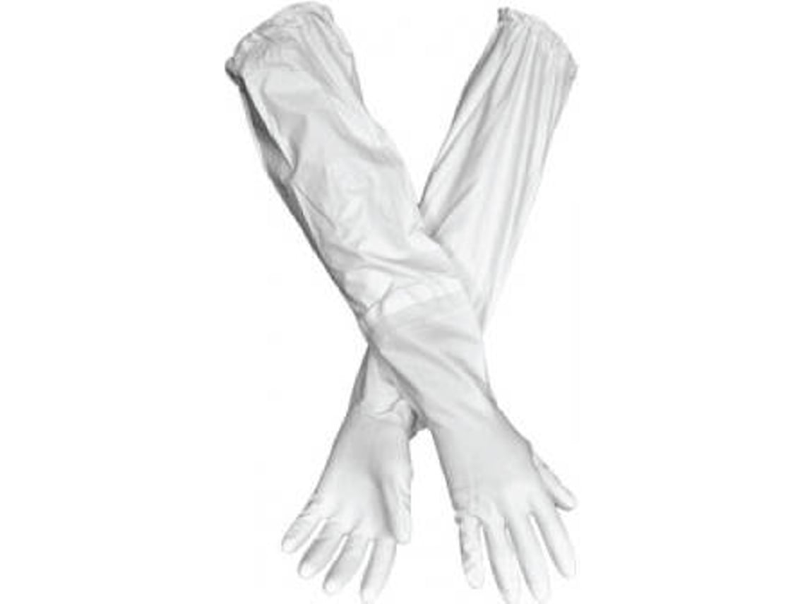 Luvas Brancas Revestidas De Pvc Pdo*