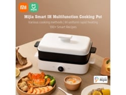 Xiaomi Mijia Smart Ih - Olla wok eléctrica multifuncional con pantalla Oled y botón de control inteligente, protección contra sobrecalentamiento, gran capacidad