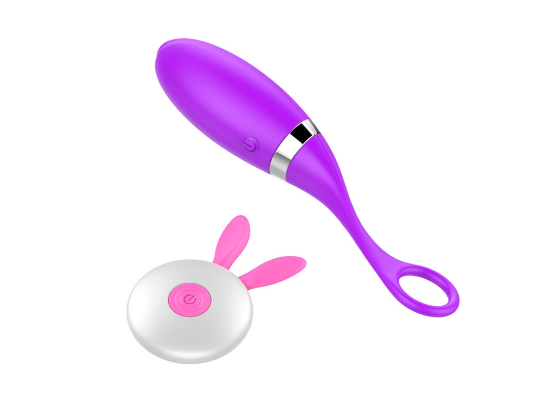 Vibrador De Huevo Con Control Remoto Inalmbrico Con 12 Modos De Vibracin Para Mujeres (prpura)
