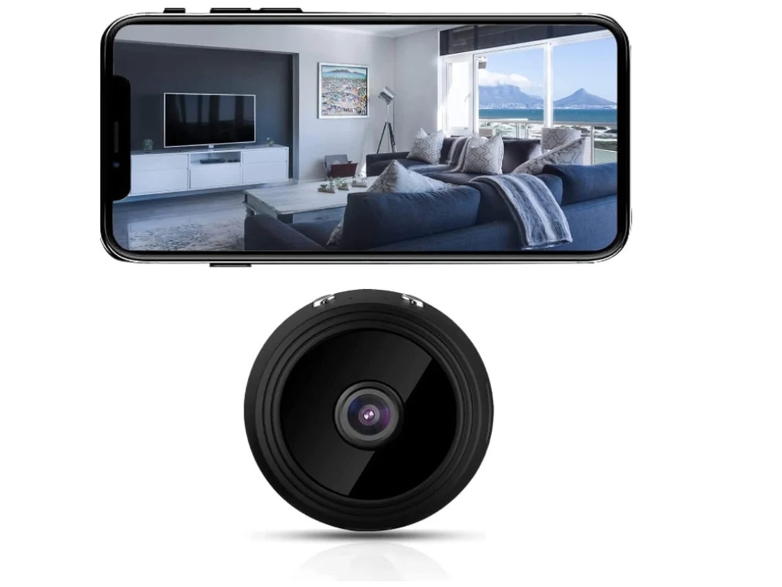 Cámara espía oculta con iluminación navideña, inalámbrica, wifi, de seguridad, HD 1080p, con detección Yizhood.