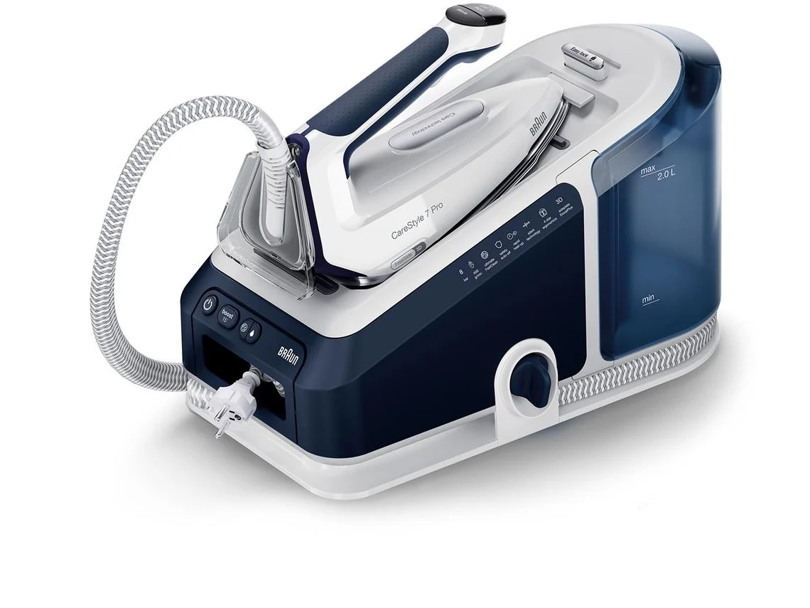 Centro de Planchado BRAUN IS7282BL Carestyle 7 (Presión: 8 bar - chorro de vapor 650 g/min)