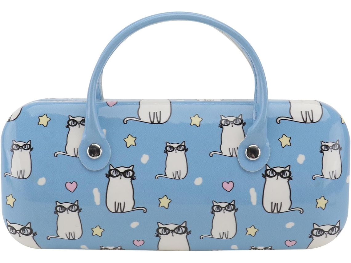 Estuche Gafas Niños Niñas Cuero Sintético Portátil Resistente Desgaste Bonito Diseño Dibujos Animados Práctico