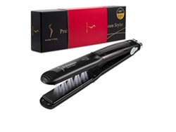 Plancha de Vapor Máxima 235 C / 455 F Plancha de Vapor Profesional con Placa de Cerámica Utilizada para Alisar y Rizar el Cabello Negro YEMAESRE