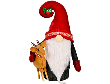 Figura de decoración de Navidad, muñeco de gnomo, adorno de felpa, muñeco de Navidad sin rostro, Papá Noel de peluche
