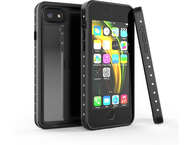 Funda iPhone 8 PHONESHIELD Aquaproof IP68 Negro