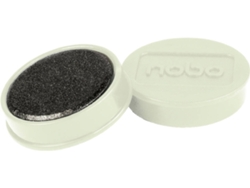 Pack 10 Imanes NOBO 32 mm (Blanco)