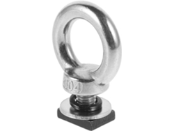 Portaequipajes De Acero Inoxidable M8, 1 Perno De Ojo, Anillos De Amarre En Forma De T