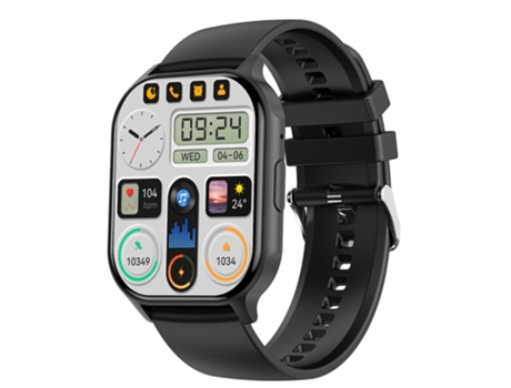 Reloj inteligente con pantalla de 2,04 pulgadas para hombres y mujeres, Bluetooth, llamada, rastreador de Fitness, reloj inteligente deportivo resi...
