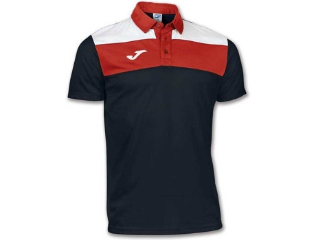 Polo Unisex para Fitness JOMA Crew Negro (5 / 6 Años)