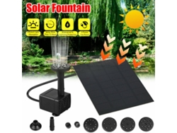 Fuente solar para pájaros, kit de bomba de agua solar DIY con inicio y pausa automáticos inteligentes, diferentes estilos de agua
