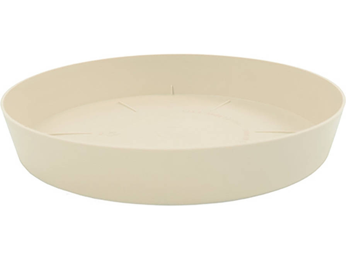 Plato Inyeccion para Jarrón PLASTIKEN Ecru (24cm)