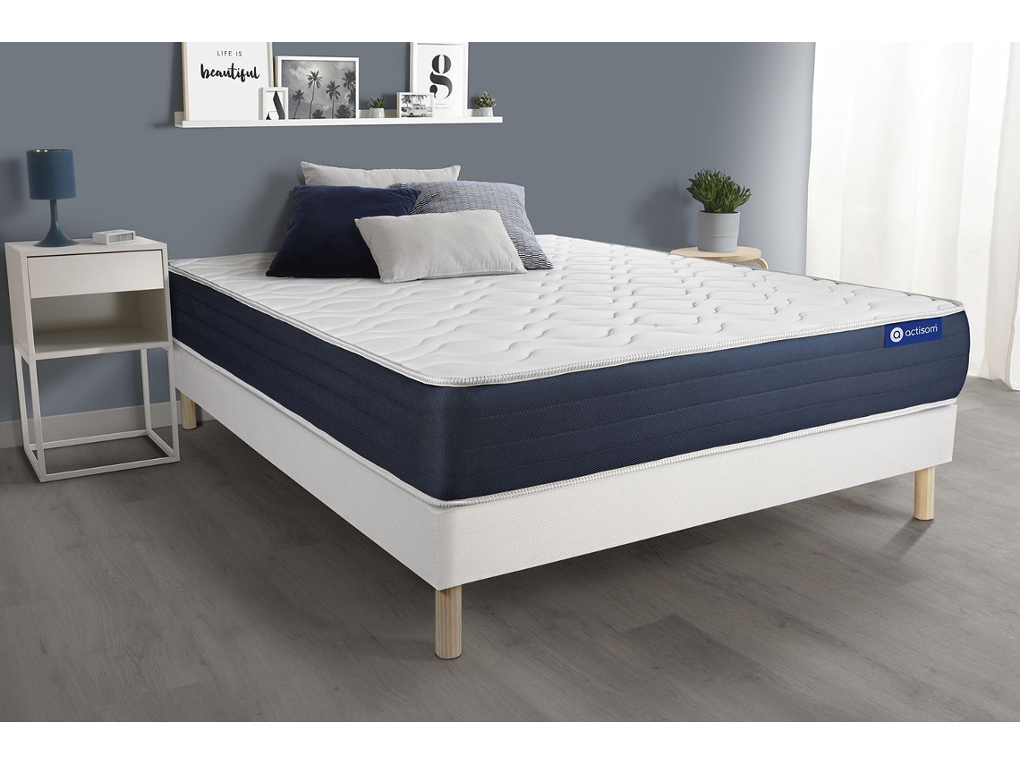 Somier Actiflex Sleep Multiláminas Zonas ACTISOM Espuma con memoria Blanco (200x200)