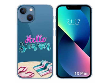 Carcasa iPhone 13 Mini (5.4) TUMUNDOSMARTPHONE Dibujos Transparente Multicolor