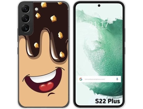 Carcasa Samsung Galaxy S22 Plus 5G TUMUNDOSMARTPHONE Dibujos Helado Chocolate Multicolor