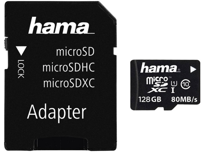 Tarjeta de memoria HAMA 128GB microSDXC