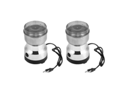 Sp15588-2Pcs Molinillo de café eléctrico de 220 V, trituradora de semillas de lino, nueces, pimienta, especias, licuadora de acero inoxidable Oemg