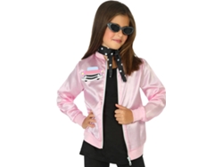 Disfraz de Niña DISFRAZZES Chaqueta Pink Ladies Grease Rosa Con Coche (Talla: 3 a 4 años)