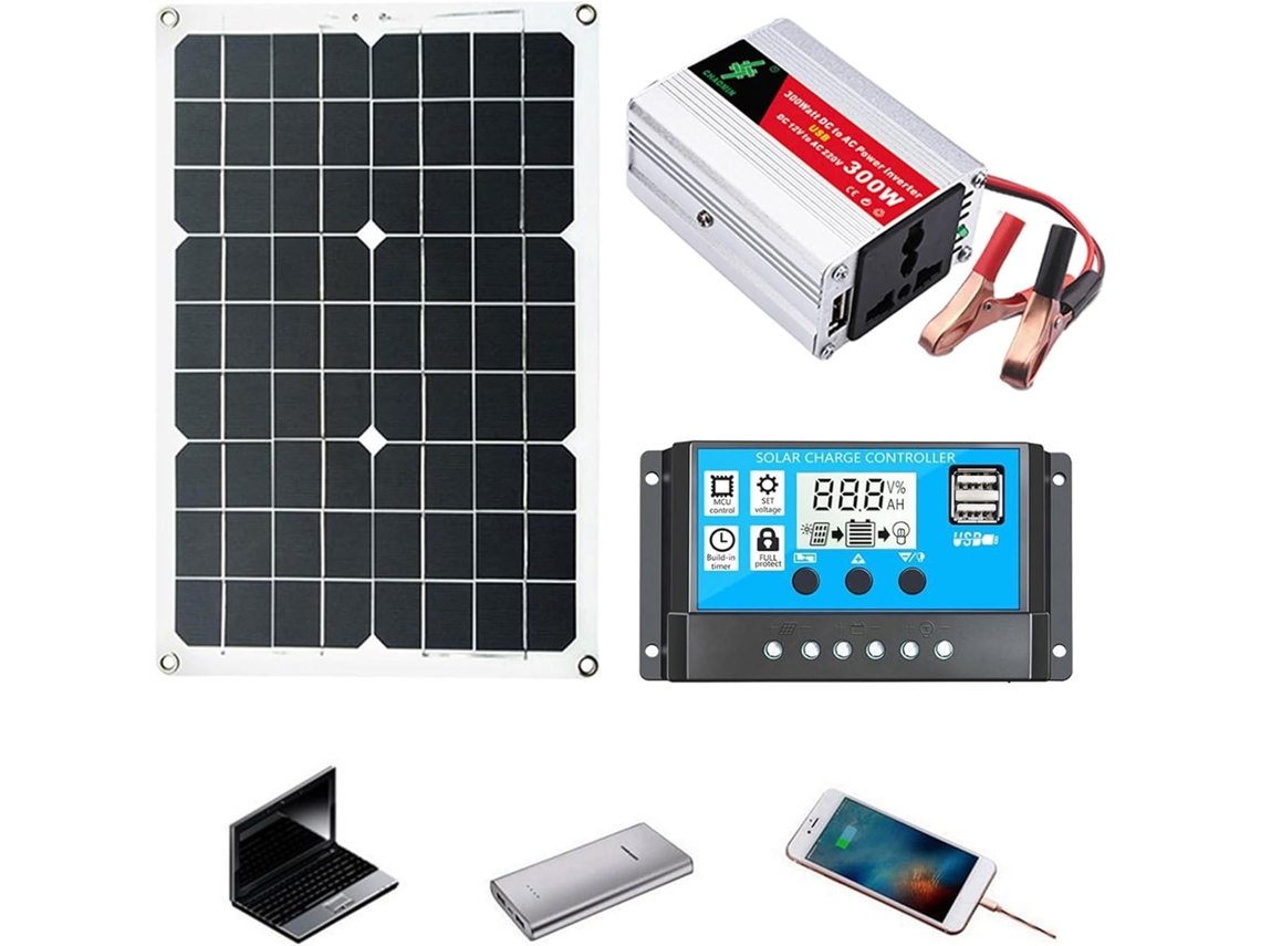 Conjunto De Painéis Solares, Kit Inicial Completo Para Painéis Solares